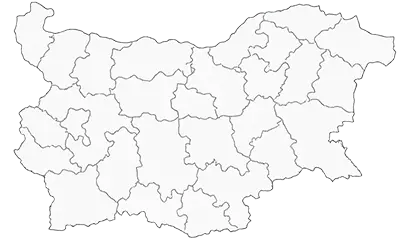 Физическа карта на България