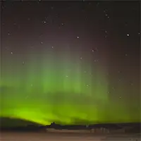 Aurora australis в Антарктика