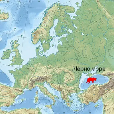 Местоположение в Европа