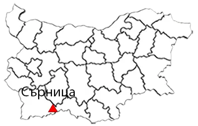 Местоположение на картата на България