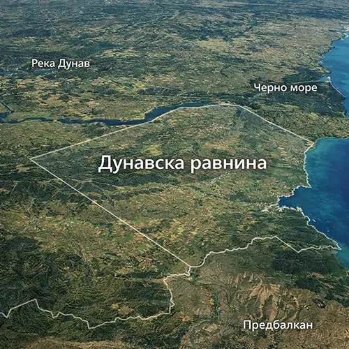 Подробна топографска карта на Дунавска равнина