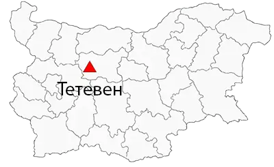 Местоположение на картата на България