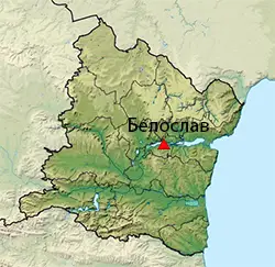 Белослав Местоположение на картата на Област Варна