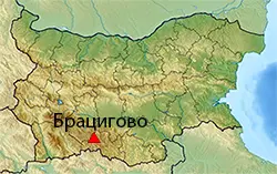 Брацигово Местоположение на картата на България