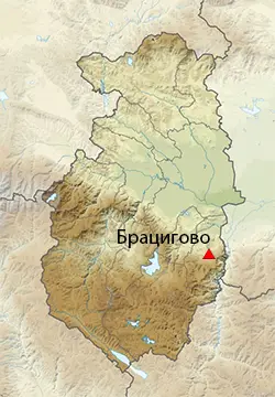 Брацигово Местоположение на картата на Област Пазарджик