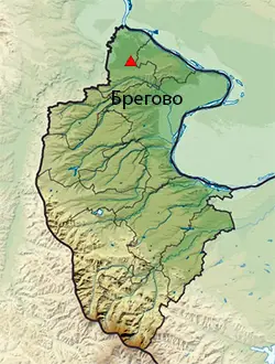 Брегово Местоположение на картата на Област Видин