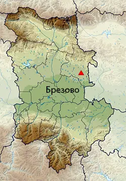 Брезово Местоположение на картата на Област Пловдив