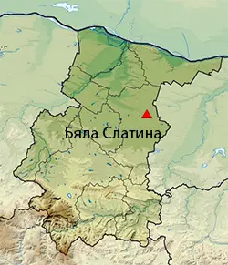 Бяла Слатина Местоположение на картата на Област Враца