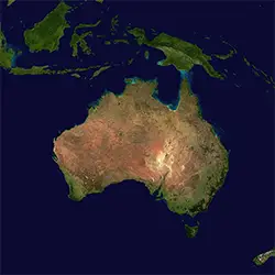 Изглед към австралийския континент