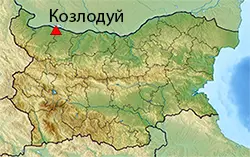 Козлодуй Местоположение на картата на България