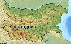 Костандово B Местоположение на картата на България