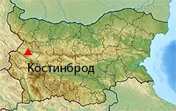 Костинброд Местоположение на картата на България