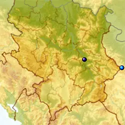 Местоположение Нишава