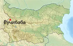 Местоположение на картата на България (Вучибаба)