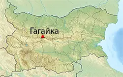 Местоположение на картата на България (Гагайка)