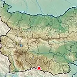 Местоположение на картата на България Кайнадински рид