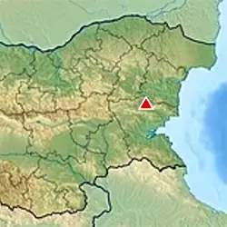 Местоположение на картата на България Камчийска планина