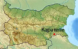 Местоположение на картата на България Каратепе