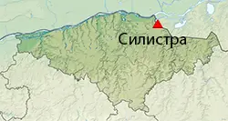 Местоположение на картата на Област Силистра