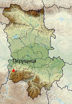 Перущица Местоположение на картата на Област Пловдив