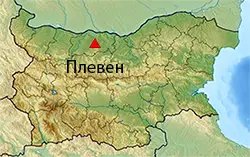 Плевен Местоположение на картата на България