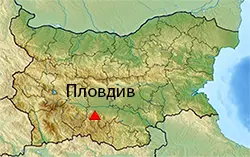 Пловдив Местоположение на картата на България