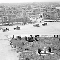 Площадът в кв. „Генерал Николаево“ през 1968 г.