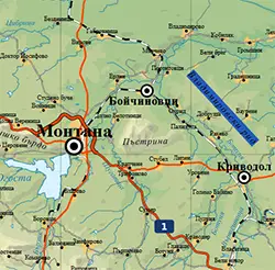 Подробна карта (Владимировски рид)