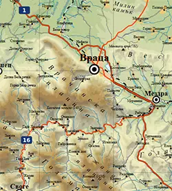 Подробна карта (Врачанска планина)