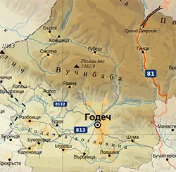 Подробна карта (Вучибаба)