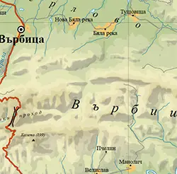Подробна карта (Върбишка планина)