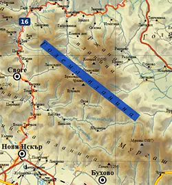 Подробна карта (Голема планина)