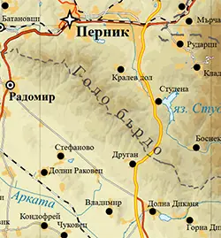 Подробна карта (Голо бърдо)