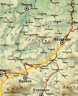 Подробна карта Драгойца (рид)