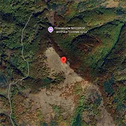 Подробна карта Ерулска планина