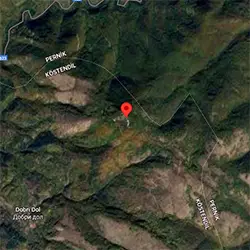 Подробна карта Земенска планина