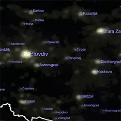 Подробна карта Калоферска планина