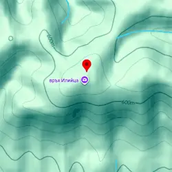 Подробна карта Карнобатска планина