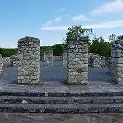 Руините на древноримската крепост Сторгозия край Плевен