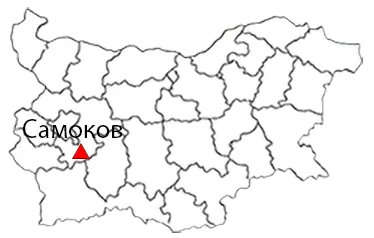 Самоков Местоположение на картата на България