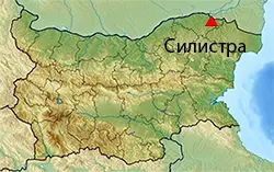 Силистра Местоположение на картата на България