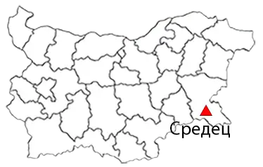 Средец Местоположение