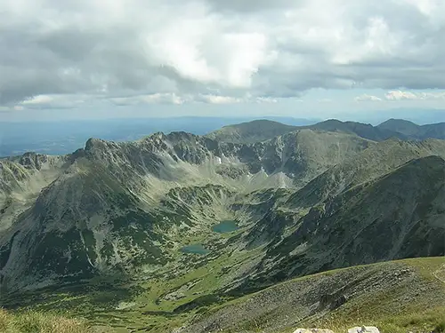 Изворите на река Марица, гледани от Мусала