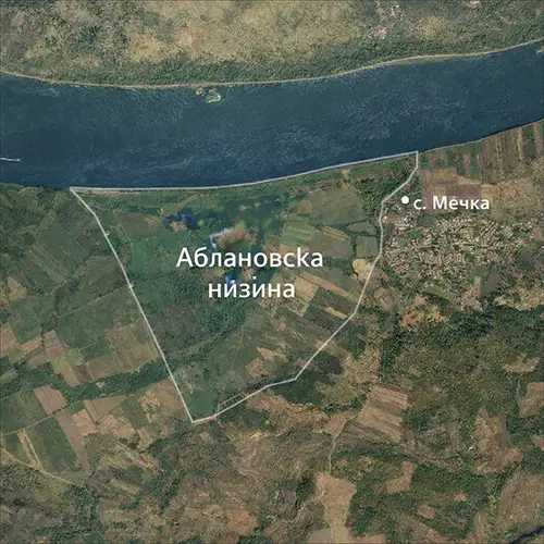 Подробна топографска карта на Аблановска низина