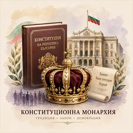 Конституционна монархия - корона и конституционен ред