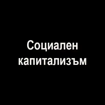 Социален капитализъм