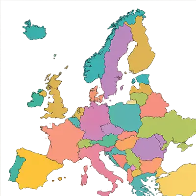 Карта на Европа